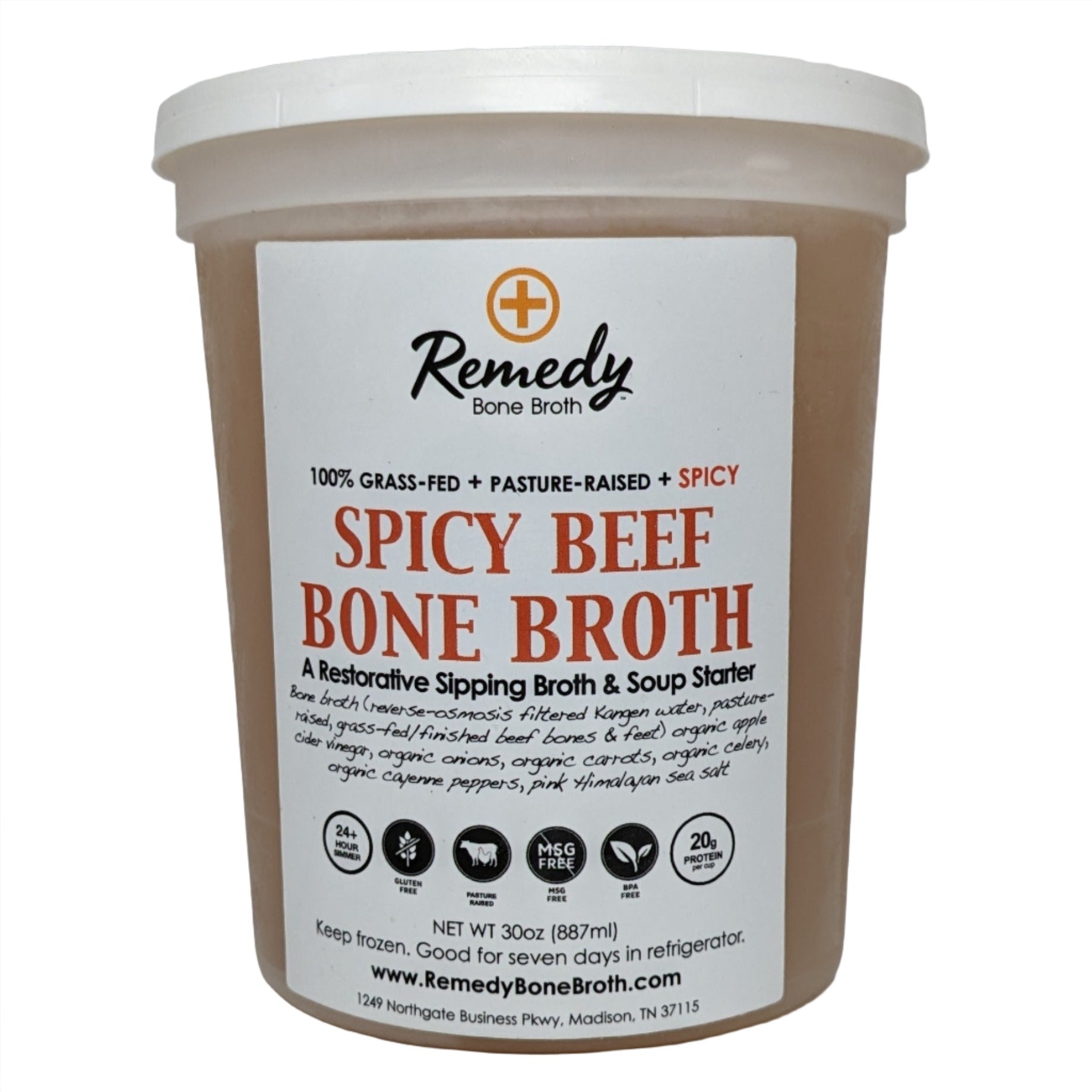Spicy Beef Bone Broth