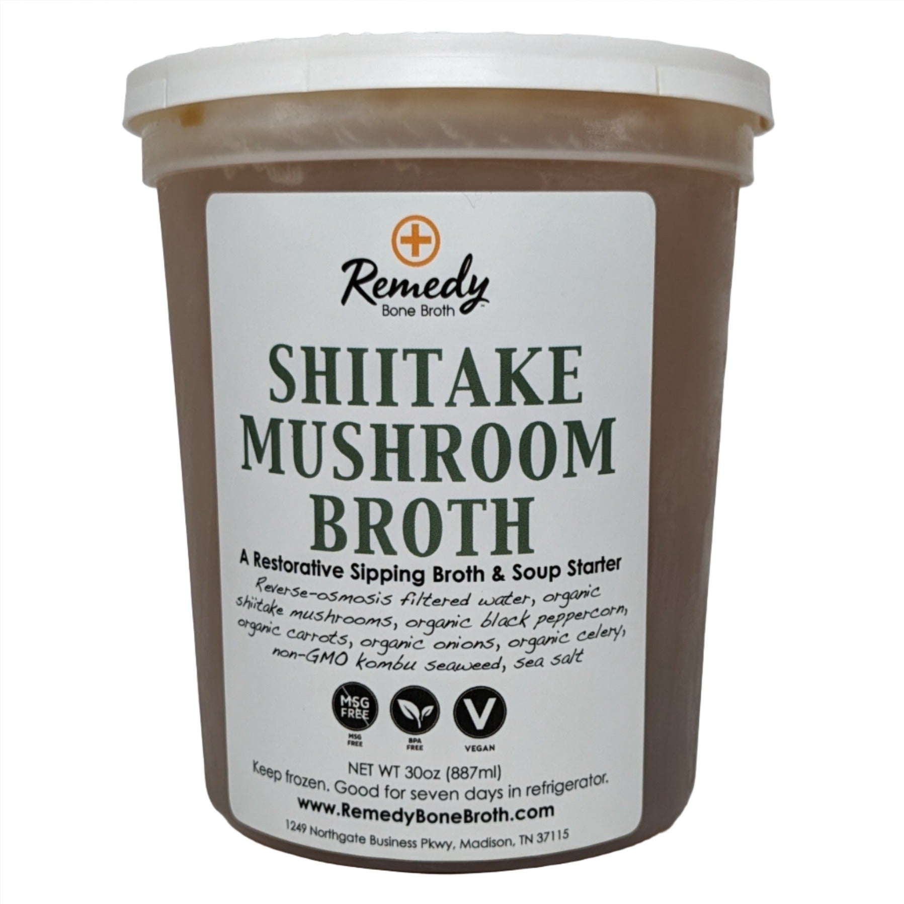 Vegan Shiitake Mushroom Broth